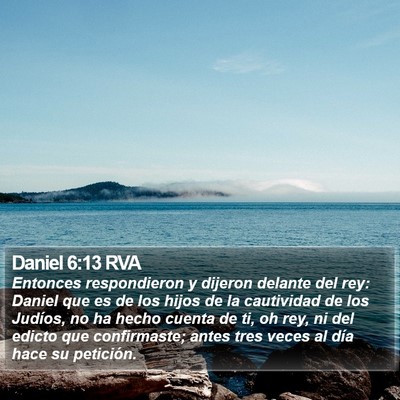 Daniel 6:13 RVA Bible Verse Image