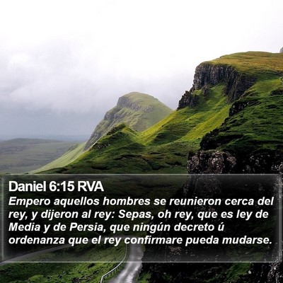 Daniel 6:15 RVA Bible Verse Image