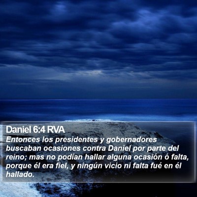 Daniel 6:4 RVA Bible Verse Image