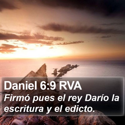 Daniel 6:9 RVA Bible Verse Image