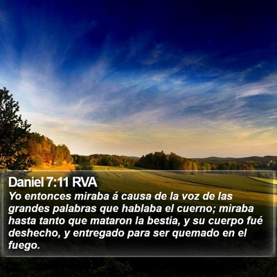 Daniel 7:11 RVA Bible Verse Image