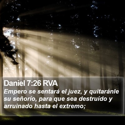 Daniel 7:26 RVA Bible Verse Image