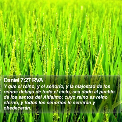 Daniel 7:27 RVA Bible Verse Image
