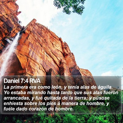 Daniel 7:4 RVA Bible Verse Image