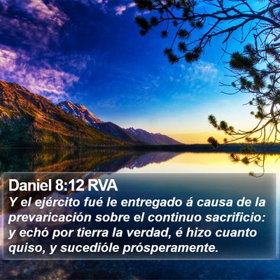 Daniel 8:12 RVA Bible Verse Image