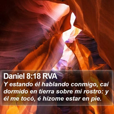 Daniel 8:18 RVA Bible Verse Image