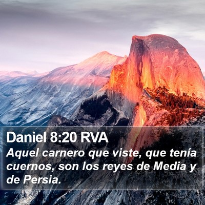 Daniel 8:20 RVA Bible Verse Image