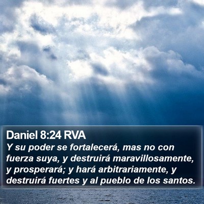 Daniel 8:24 RVA Bible Verse Image