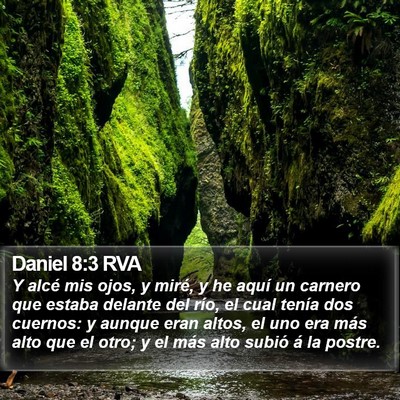 Daniel 8:3 RVA Bible Verse Image