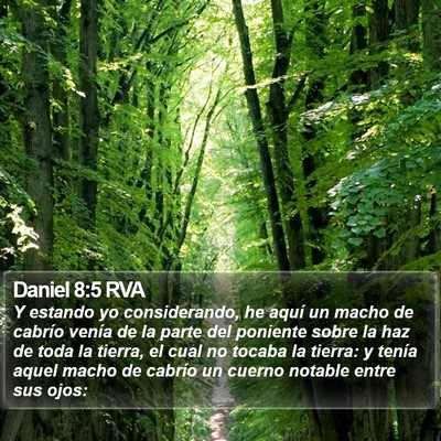 Daniel 8:5 RVA Bible Verse Image