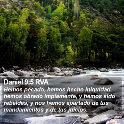 Daniel 9:5 RVA Bible Verse Image