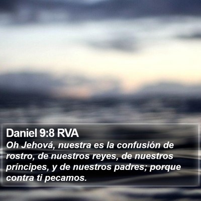 Daniel 9:8 RVA Bible Verse Image
