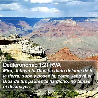Deuteronomio 1:21 RVA Bible Verse Image