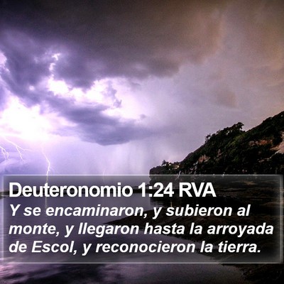Deuteronomio 1:24 RVA Bible Verse Image