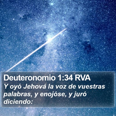 Deuteronomio 1:34 RVA Bible Verse Image