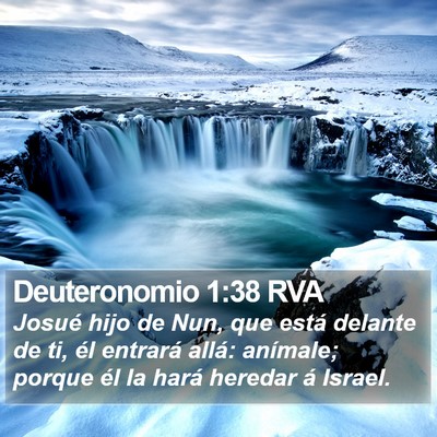 Deuteronomio 1:38 RVA Bible Verse Image