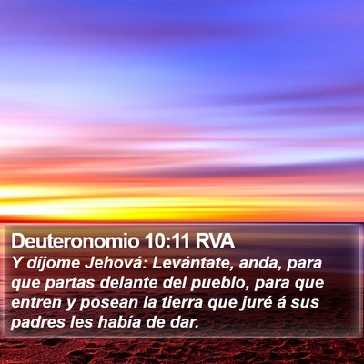 Deuteronomio 10:11 RVA Bible Verse Image