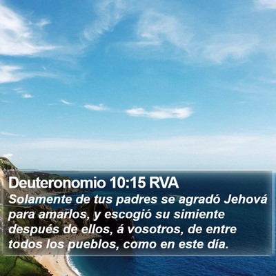 Deuteronomio 10:15 RVA Bible Verse Image