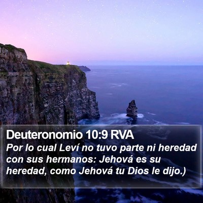Deuteronomio 10:9 RVA Bible Verse Image