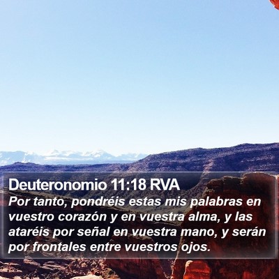 Deuteronomio 11:18 RVA Bible Verse Image