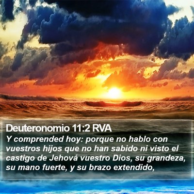 Deuteronomio 11:2 RVA Bible Verse Image