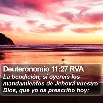 Deuteronomio 11:27 RVA Bible Verse Image