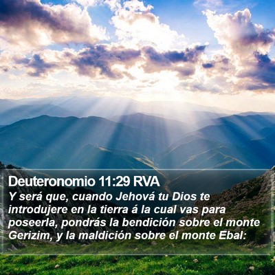 Deuteronomio 11:29 RVA Bible Verse Image