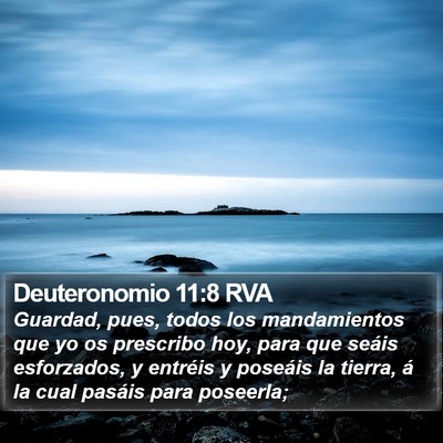 Deuteronomio 11:8 RVA Bible Verse Image