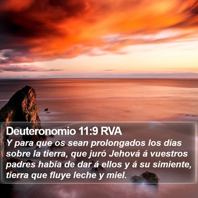 Deuteronomio 11:9 RVA Bible Verse Image