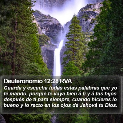 Deuteronomio 12:28 RVA Bible Verse Image