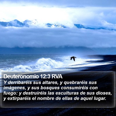 Deuteronomio 12:3 RVA Bible Verse Image