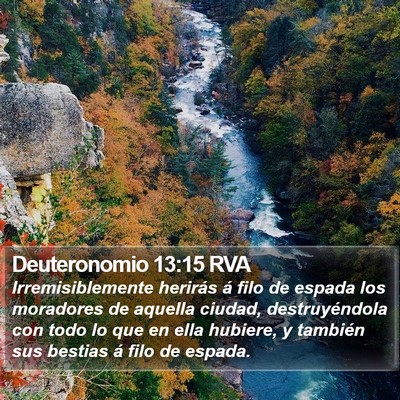 Deuteronomio 13:15 RVA Bible Verse Image