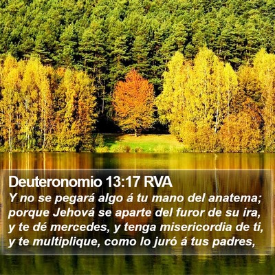Deuteronomio 13:17 RVA Bible Verse Image
