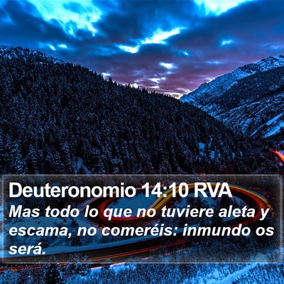 Deuteronomio 14:10 RVA Bible Verse Image
