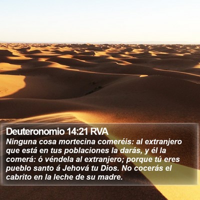 Deuteronomio 14:21 RVA Bible Verse Image