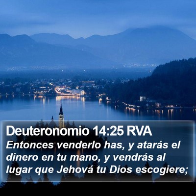 Deuteronomio 14:25 RVA Bible Verse Image