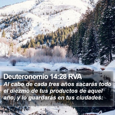 Deuteronomio 14:28 RVA Bible Verse Image