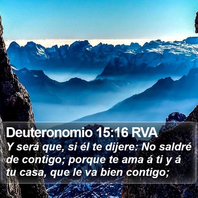 Deuteronomio 15:16 RVA Bible Verse Image