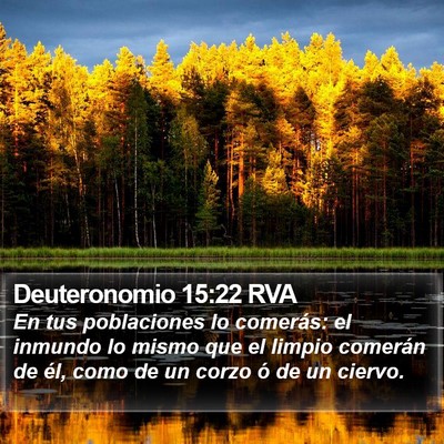 Deuteronomio 15:22 RVA Bible Verse Image