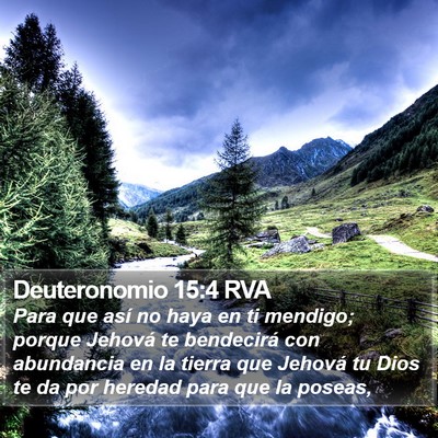 Deuteronomio 15:4 RVA Bible Verse Image