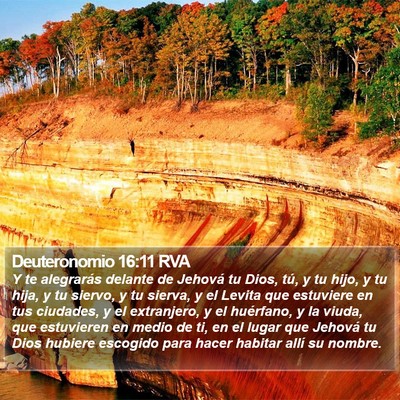 Deuteronomio 16:11 RVA Bible Verse Image