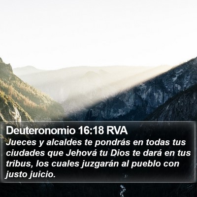 Deuteronomio 16:18 RVA Bible Verse Image