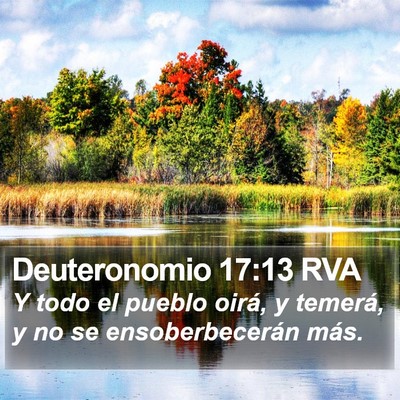 Deuteronomio 17:13 RVA Bible Verse Image