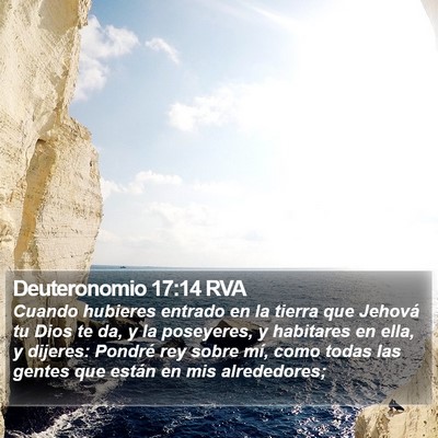 Deuteronomio 17:14 RVA Bible Verse Image