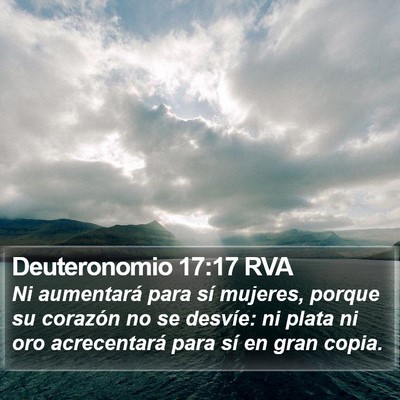 Deuteronomio 17:17 RVA Bible Verse Image