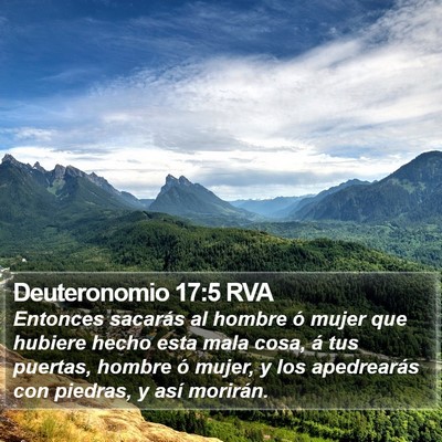 Deuteronomio 17:5 RVA Bible Verse Image