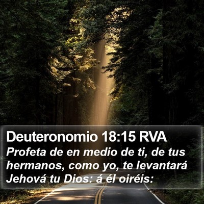Deuteronomio 18:15 RVA Bible Verse Image