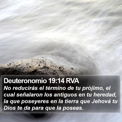 Deuteronomio 19:14 RVA Bible Verse Image