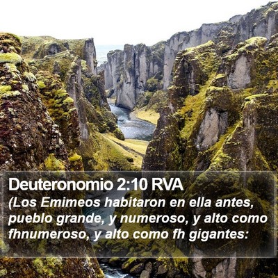 Deuteronomio 2:10 RVA Bible Verse Image