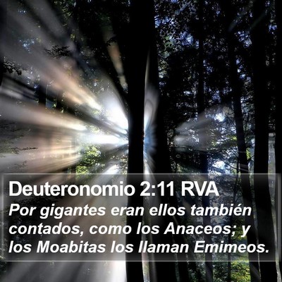 Deuteronomio 2:11 RVA Bible Verse Image